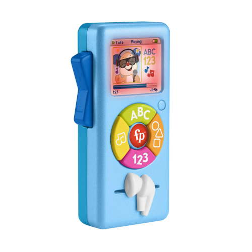 Fisher-Price Laugh & Learn Puppy’s Music Player Infant Learning Toy, Blue