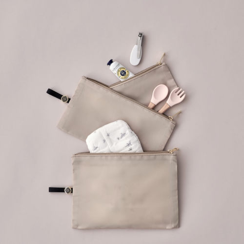 HAPP Brand Expandable Packing Pouches - Beige