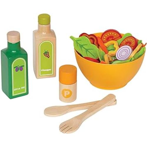 Award Winning Hape Garden Salad Wood Play Kitchen Play Set