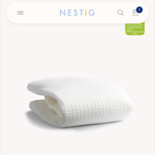 Nestig x Lullaby Earth Breeze Air Mini-Crib Mattress Cover | Nestig