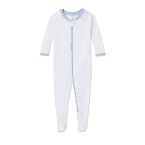 Size 12-18M LAKE | Baby | Pima Cotton Pajamas | Easter Egg Hunt Baby Sleeper