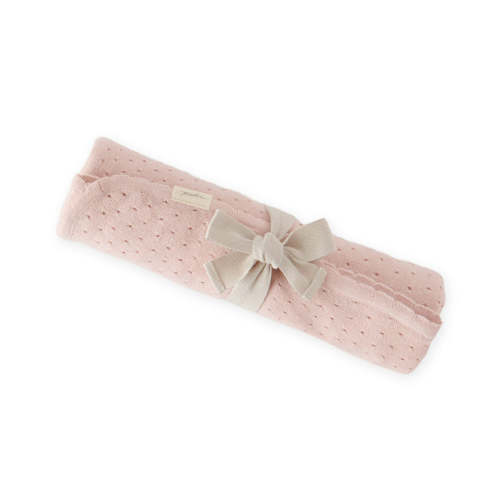 Pointelle Knit Blanket
