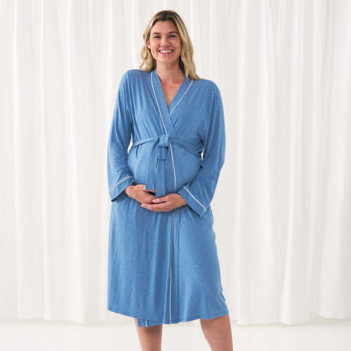 Heather Blue Women's Robe - Little Sleepies