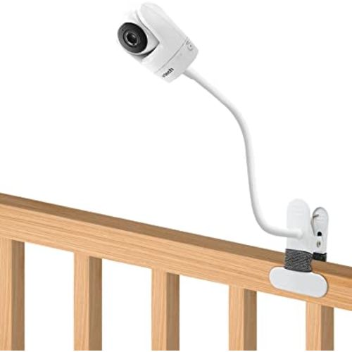 Baby Monitor Mount Compatible with Vtech VM901 & VM919HD and Other Baby Monitor Camera with1/4 Threaded,15.7 inches Flexible Clip Clamp Mount Long Gooseneck Arm,Holder