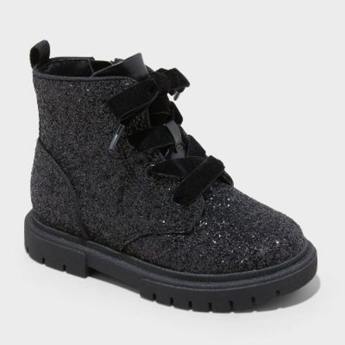 Toddler Khloe Glitter Boots - Cat & Jack™ 9t