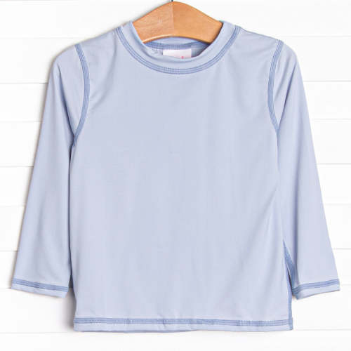 Cloudy Skies Long Sleeve Rash Guard, Blue
–
Stitchy Fish