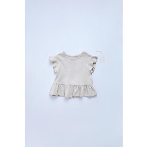 TIMELESZ - PEPLUM T-SHIRT - Sand | ZARA United States