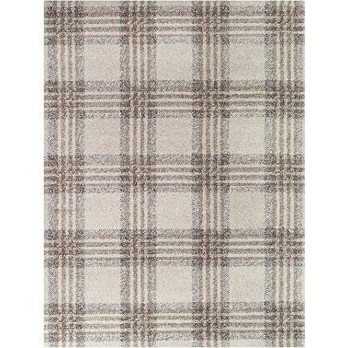 Balta Rugs Monte Classic Plaid 6' 7" x 9' Brown Area Rug