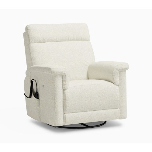 Dream Deluxe Recliner with Heat and Massage Performance Recycled Boucle Oatmeal