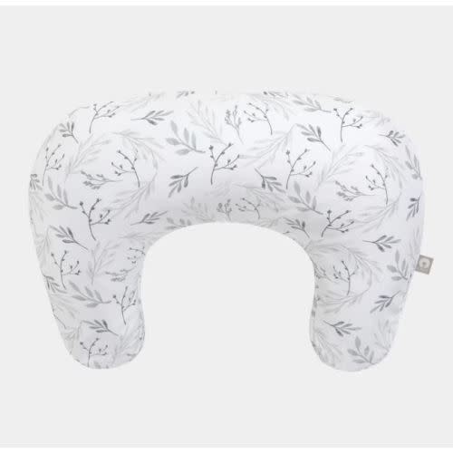New Boppy Nursing Pillow - Gray Gentle Leaves