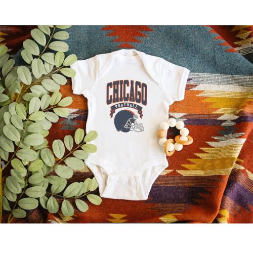 Chicago Football Onesie, Game Day Onesie