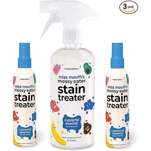 Miss Mouth's Messy Eater Stain Treater - 2 Pack Stain Remover Spray and 16oz Bottle