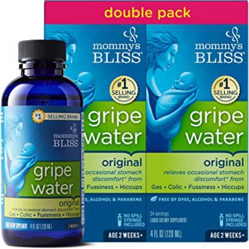 Mommy's Bliss Double Pack Gripe Water, 8 Ounce