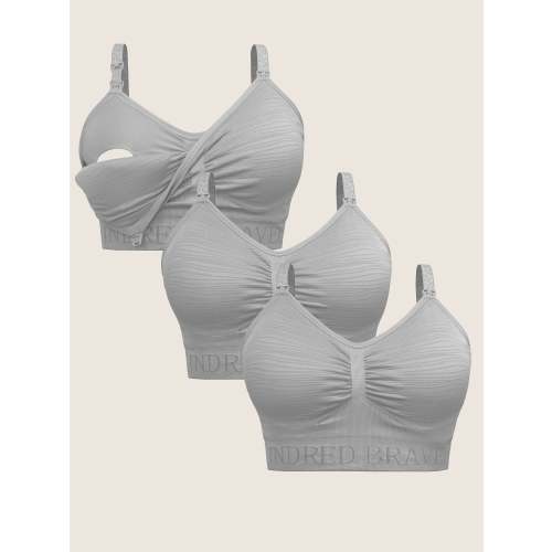 Wash Wear Spare® Pumping Bra Three Pack | Grey – Kindred Bravely