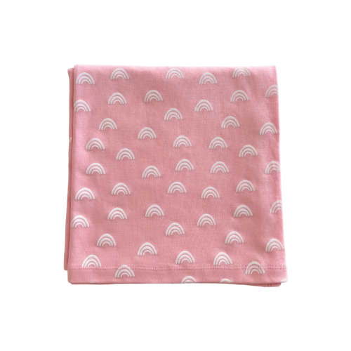 Blush Rainbow / Organic Swaddle