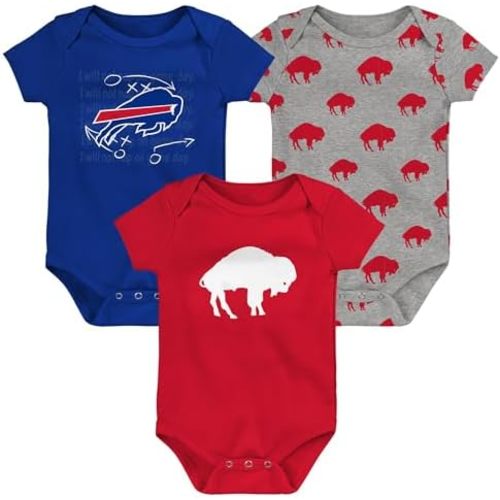 Outerstuff Newborn & Infant NFL Team Starter 3-Pack Bodysuit Set