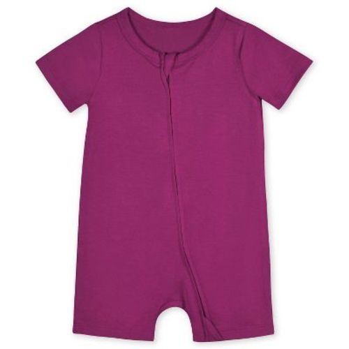 Gerber Buttery-soft Snug Fit Short Sleeve Romper - Ocean Teal - 3-6 Months