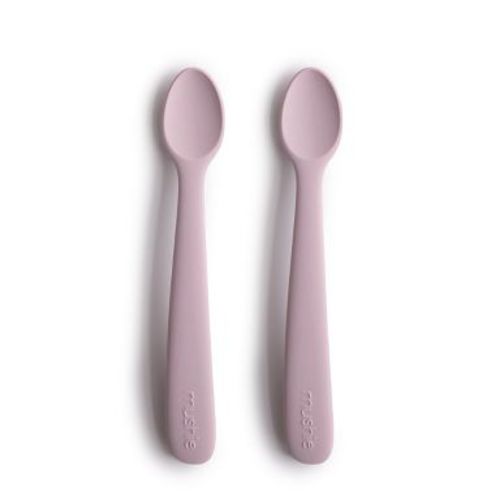 Silicone Feeding Spoons Soft Lilac One Size