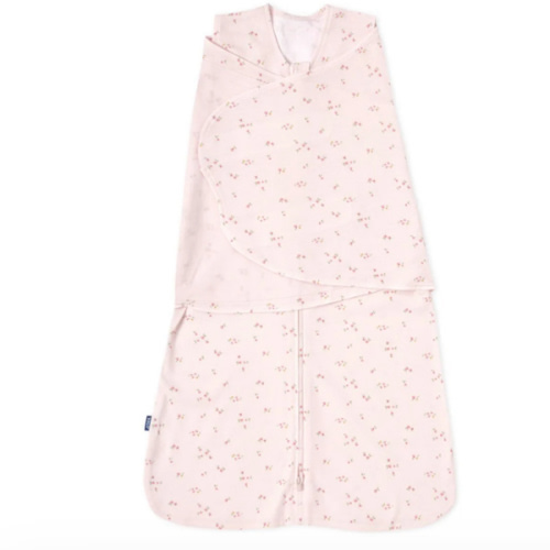 Pink Floral Cotton Swaddle Newborn | HALO