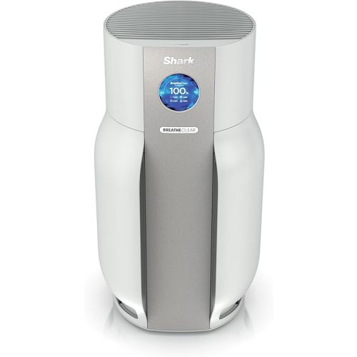 Shark BreatheClear™ MAX with NeverChange, Intelligent Air Purifier for Home, Large Rooms, HEPA-Exceeding for Dust, Dander, Smoke, and More, Zero Filter Changes, Dove (2026), HP362