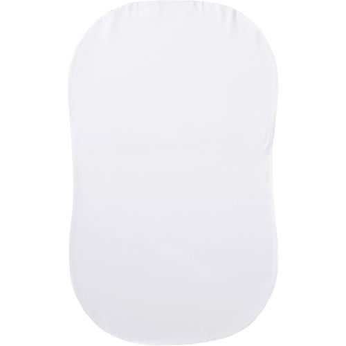 Halo Bassinest Fitted Sheet, 100% Cotton, Super Soft Bassinet Sheet for Baby Boys, Girls and Unisex, Breathable and Lightweight Mattress Pad Cover, White