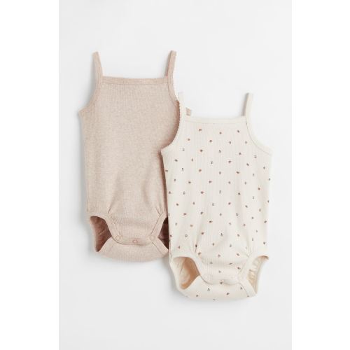 2-pack Ribbed Cotton Bodysuits