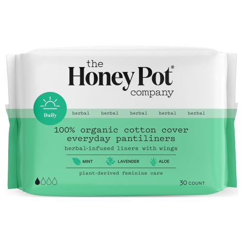 The Honey Pot Company, Herbal Pantiliners, Organic Cotton Cover, 30 ct.