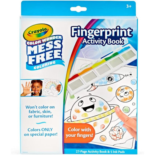 Crayola Color Wonder Mess Free Fingerprint Ink Painting Activity Set