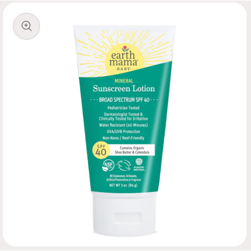 Baby Mineral Sunscreen Lotion SPF 40 | Non-nano Zinc
