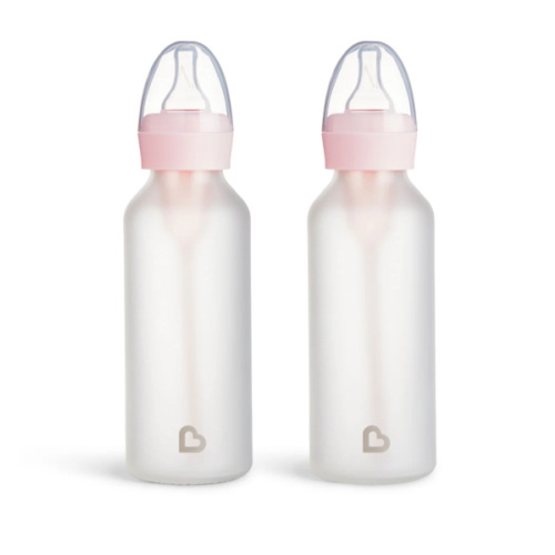 Bond™ Silicone Glass Bottle 8oz 2pk | Munchkin