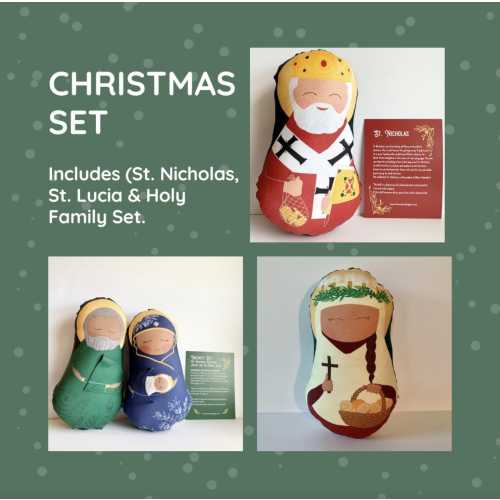 DIY Fabric Christmas Snuggly Saints Set