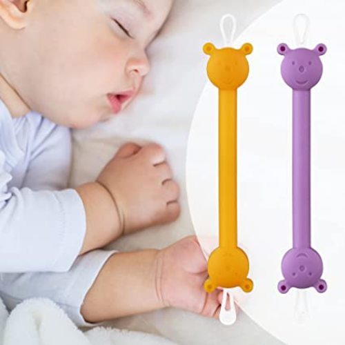 Booger Picker for Infants, 2-Pack Baby Nasal Booger and Earwax Remover for Newborns and Toddlers, Safe & Easy to Use, Infant Booger Picker for Sticky & Dried Boogers, Baby Boogie Picker Tweezers - Orange + Purple