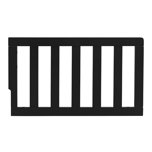 Dream On Me Convertible Crib Toddler Guard Rail in Black
