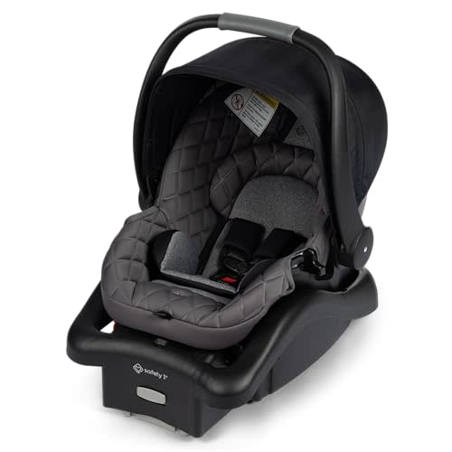 Safety 1ˢᵗ® onBoard™ Insta-Latch™ DLX Infant Car Seat with Base, Baby Car Seat for 4-30 lbs., Rear Facing Car Seat, Ironbark