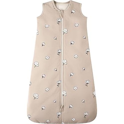 Owlivia Baby Sleep Sack Organic Cotton Sleeping Bag with- 2.5tog Sleeping Bag with 2-Way Zipper, Boys Girls Swaddle Sleep Sack (2.5tog Cotton Printing, 18-24 Months)