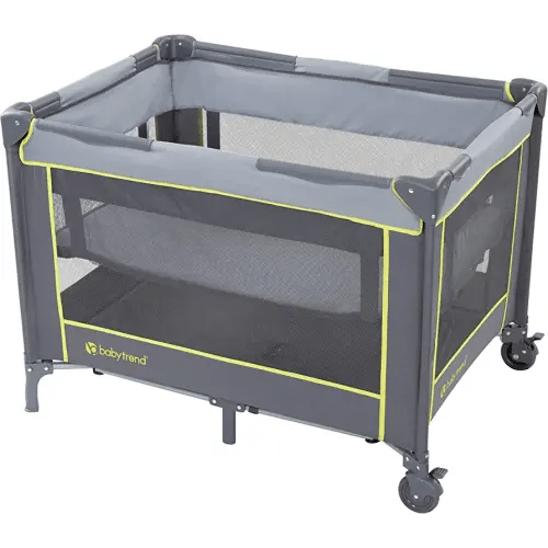 Baby Trend Portable Playard with Bassinet, Twinkle Lime
