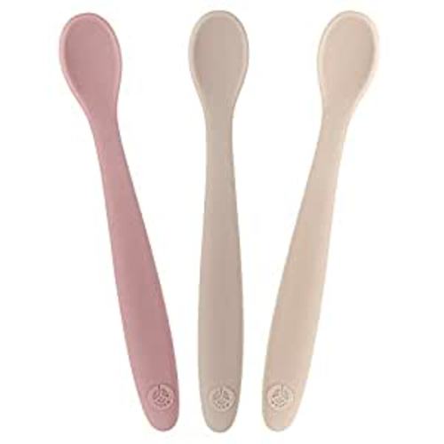 WeeSprout Baby Spoons for Self Feeding 6 Months +, Soft & Durable Silicone  Baby Utensils for