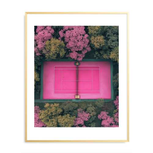Tennis Court Photograph Pink Tennis Court Nursery Decor INSTANT Download Pink Print Pink Preppy Girls Room Decor Wall Art