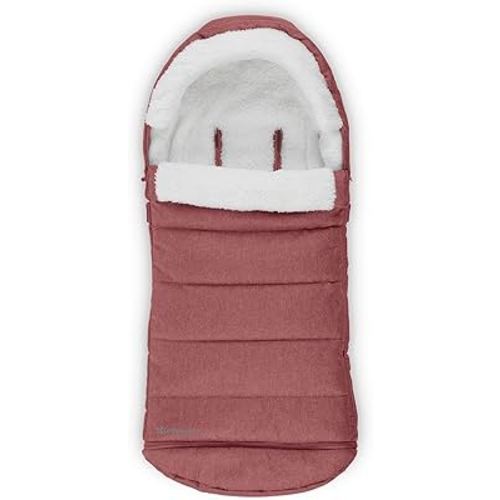 UPPAbaby CozyGanoosh Footmuff/Easily Attaches to UPPAbaby Strollers + RumbleSeat/Ultra-Plush, Weather-Proof/Lucy (Rosewood Mélange)