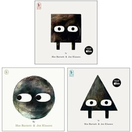 The Shapes Trilogy Series 3 Books Collection Set By Mac Barnett (Triangle, Square, Circle)