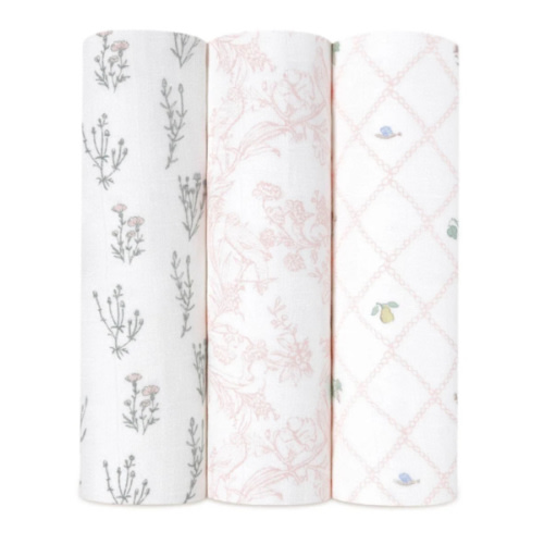 French Floral Silky Soft Swaddle 3 Pack | aden + anais