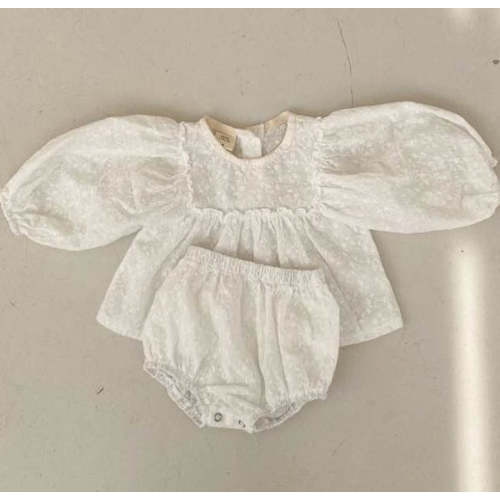 Balloon Sleeve Linen Bloomers Set – August + Willow