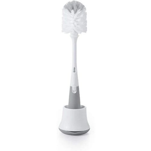 OXO Tot Bottle Brush with Nipple Cleaner and Stand, Gray : Amazon.com.au: Baby