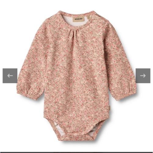 Elmine Bodysuit - Rose Dust Flower Meadow