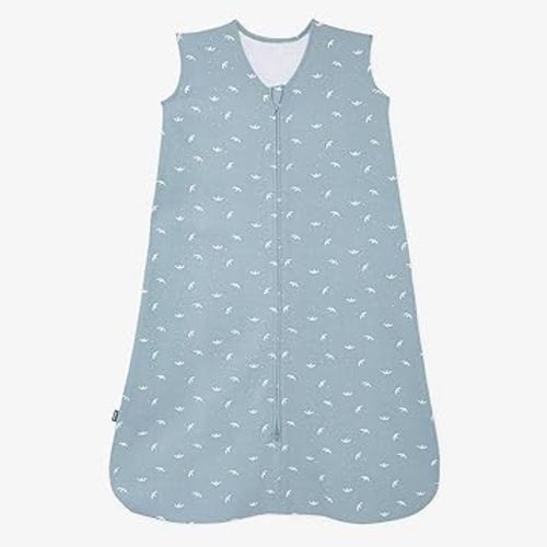 HALO SleepSack, 100% Cotton Wearable Blanket, Swaddle Transition Sleeping Bag, TOG 0.5, Birds, Medium, 6-12 Months