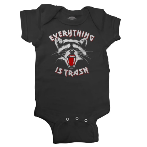 Everything is Trash Raccoon Infant Bodysuit - Unisex Fit - Boredwalk