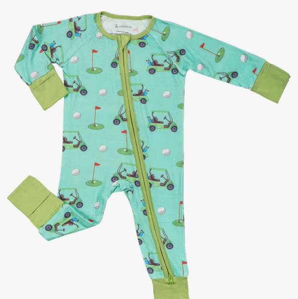 LollyBanks Baby Pajamas, Long Sleeve Baby Romper with 2-Way Zipper, 95% Viscose from Bamboo and 5% Spandex, Infant Sleepers