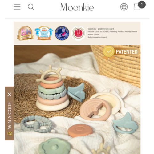 Stacking Teething Rings
