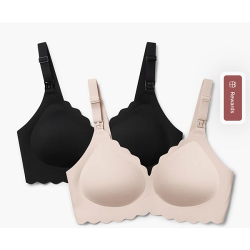 Jelly Strip - Seamless Floral Push up Nursing Bra