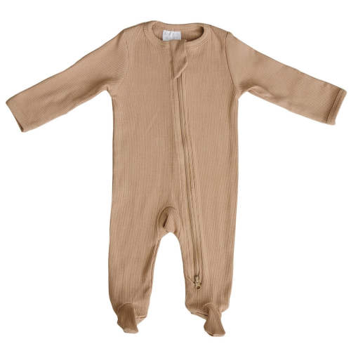 Cafe Organic Cotton Ribbed Zipper – Mebie Baby